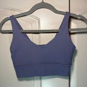 Elo Activewear Workout Sports Bra Purple Athleisure Layering Womens‎ Small